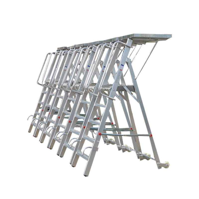 物业保洁工程折叠登高梯