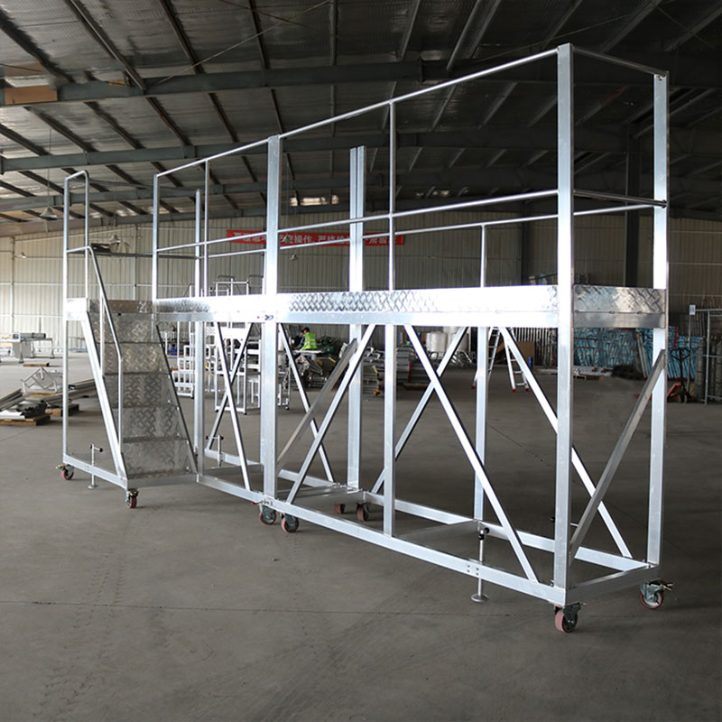 铝合金登高梯高走台